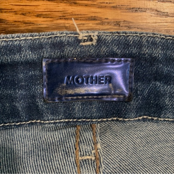 Mother Jeans High Waisted Looker, size 24, Loud is How I Love You Skinny Raw Hem - Picture 9 of 9